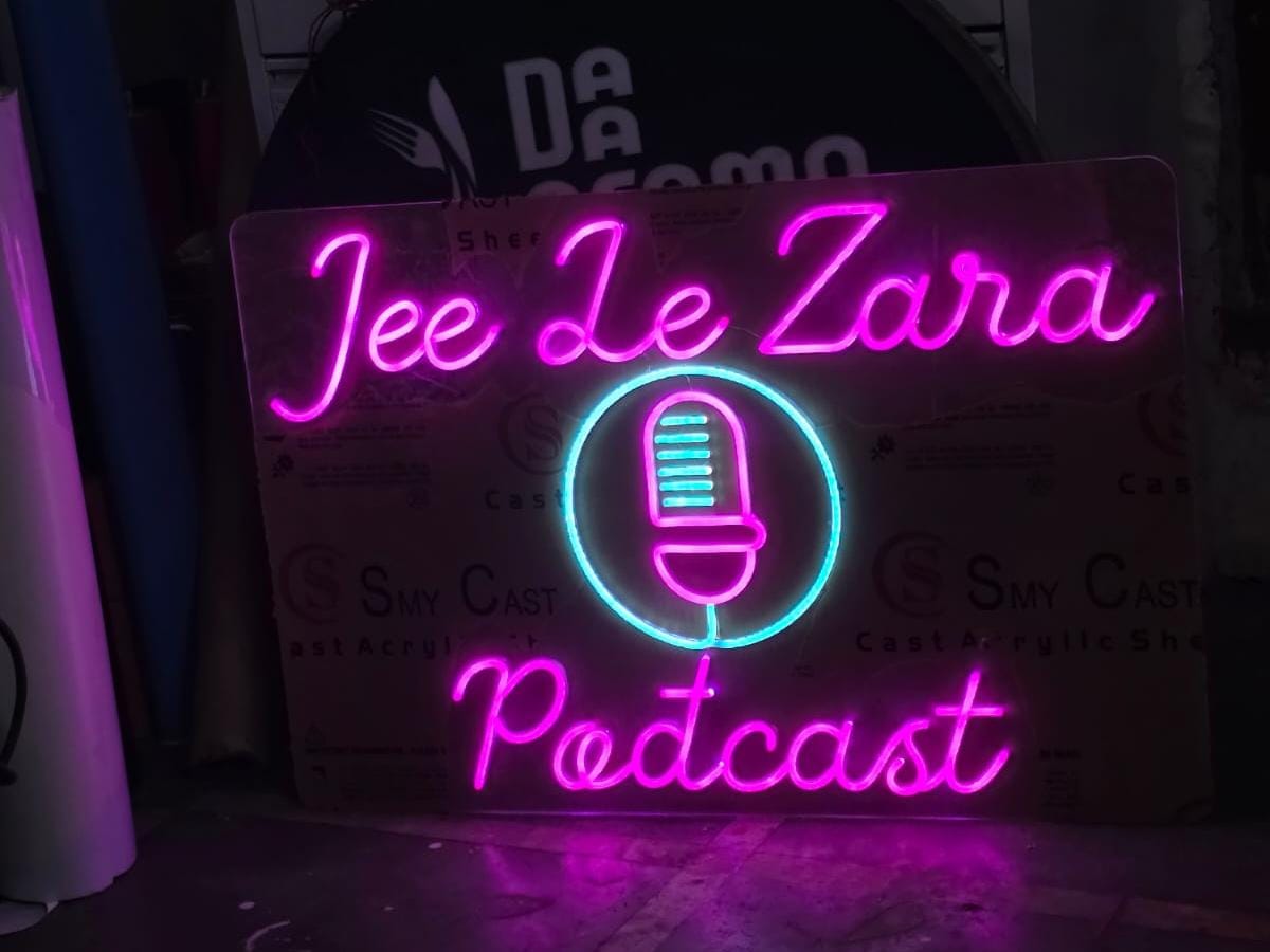 WhatsApp Image 2026-07-17 at 18.48.07 Custom LED Neon Podcast Sign Board - Image 1